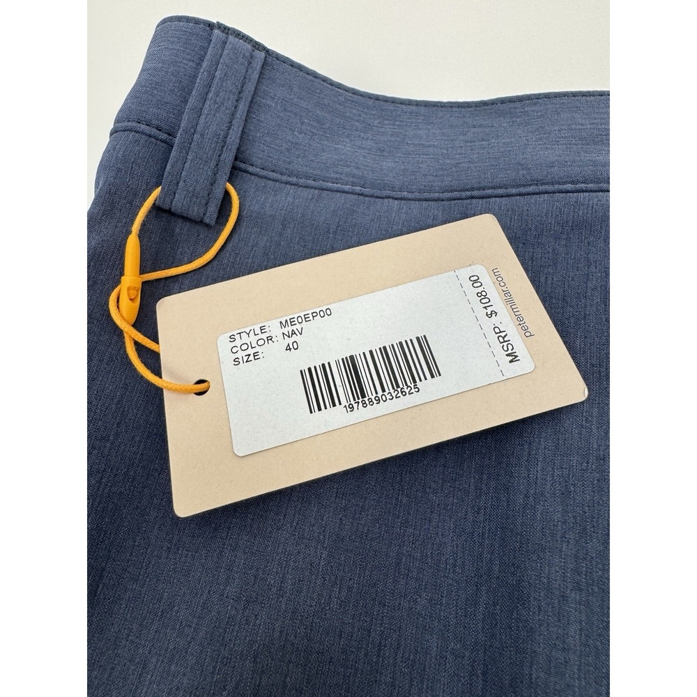 NWT Peter Millar Shackleford Hybrid Golf Swim Shorts Navy Blue Men's Size 40 - Picture 2 of 10